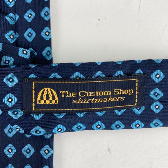 The Custom Shop Shirtmakers 100% Silk Neck Tie - Picture 4 of 4